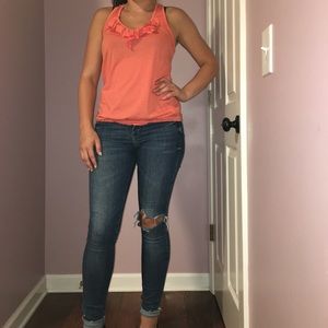 Coral  tank top
